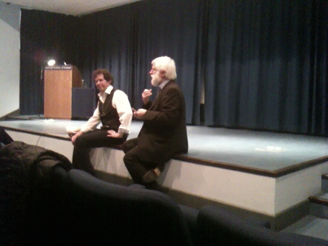 Tony Curtis reading National Galley Ireland with John Sheehan